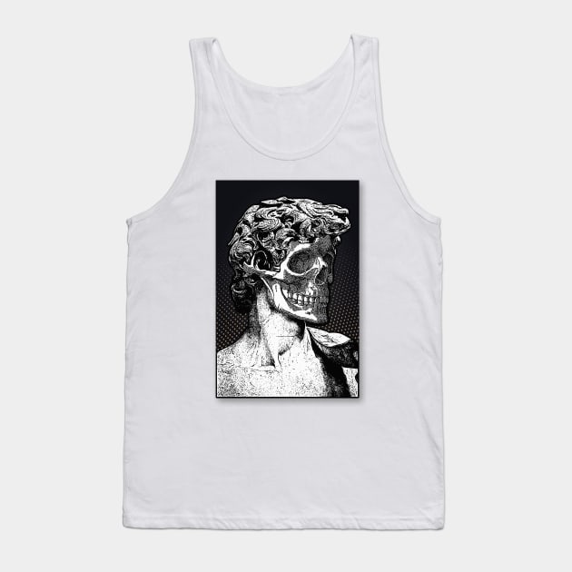 Statue Of David Skull ††† Aesthetic Design Tank Top by DankFutura